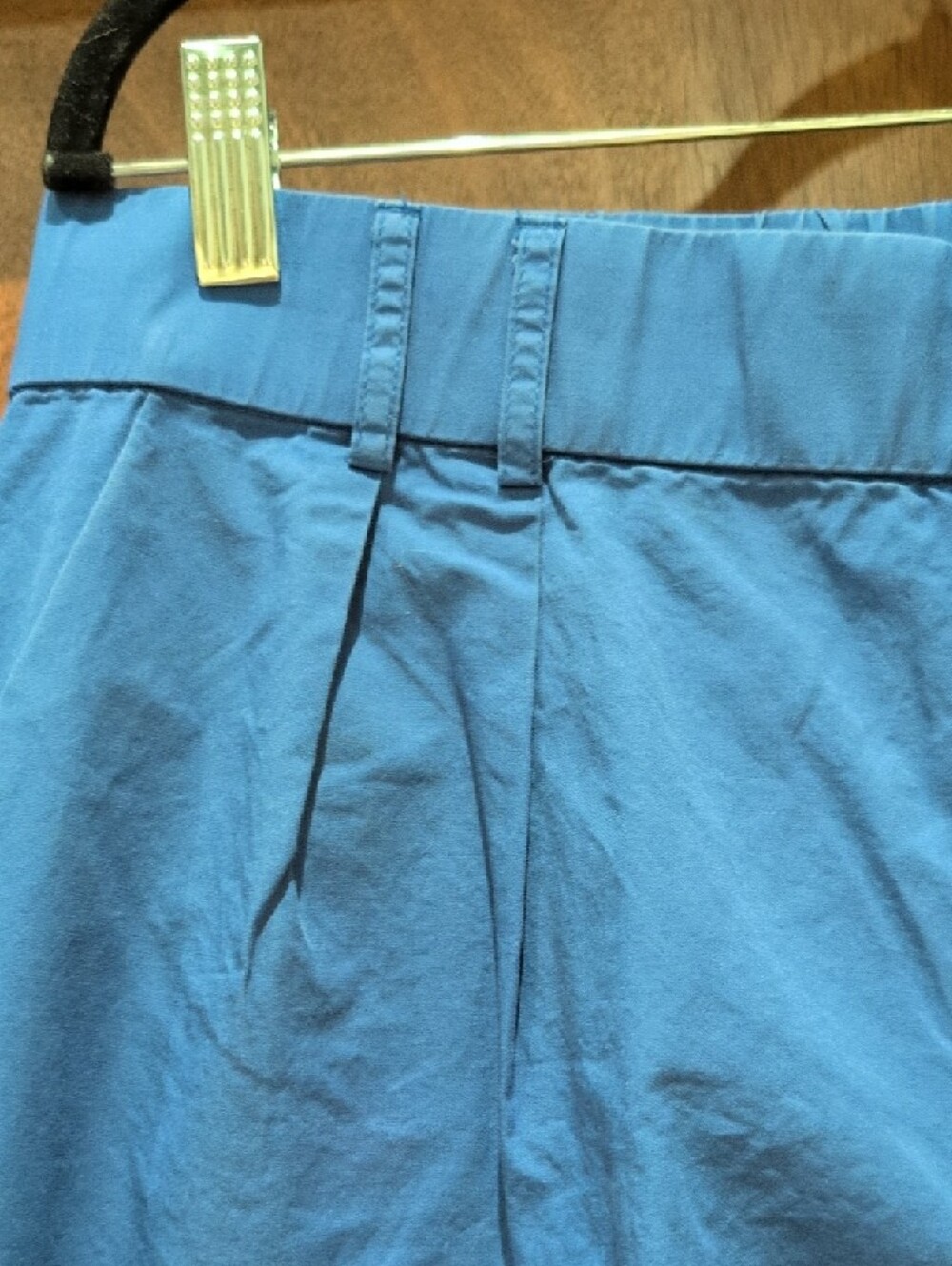 Anthropologie x Mare Mare Wide-Leg Cropped Pants in Cobalt Blue 100% cotton - Picture 2 of 6
